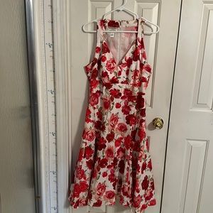 Talbots lined summer dress